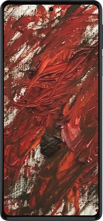 Силиконовый чехол Абстрактная композиция в красных тонах для Motorola Edge 30 Pro - 6541u-2826 изображение 