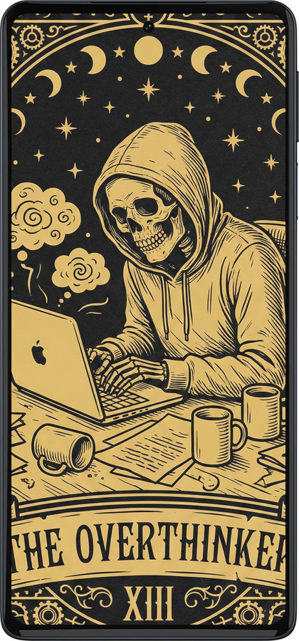 Силиконовый чехол The Overthinker для Motorola Edge 30 Pro - 6774u-2826 изображение 