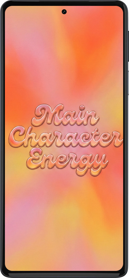 Силиконовый чехол Aura Gradient Main Character Energy Aesthetic Y2K для Motorola Edge 30 Pro - 6783u-2826 изображение 