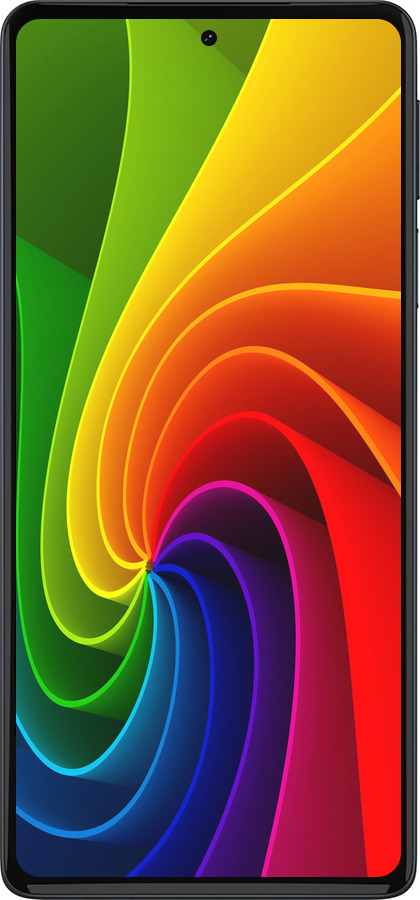 Силиконовый чехол Радужный вихрь для Motorola Edge 30 Pro - 747u-2826 изображение 