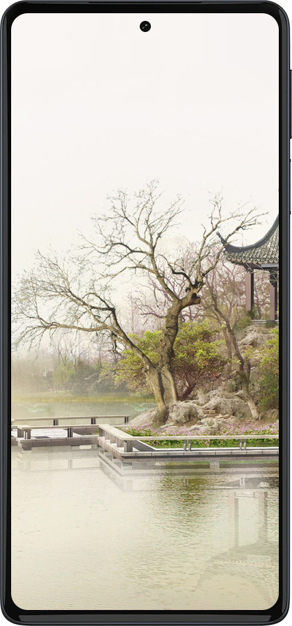 Силиконовый чехол Японский пейзаж для Motorola Edge 30 Pro - 776u-2826 изображение 