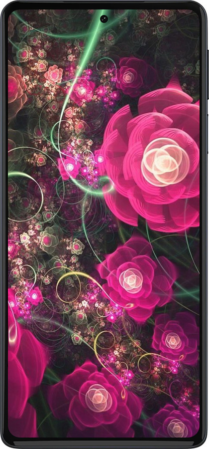 Силиконовый чехол Абстрактные цветы 3 для Motorola Edge 30 Pro - 850u-2826 изображение 