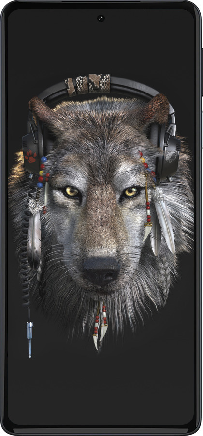 Силиконовый чехол Волк-меломан для Motorola Edge 30 Pro - 875u-2826 изображение 