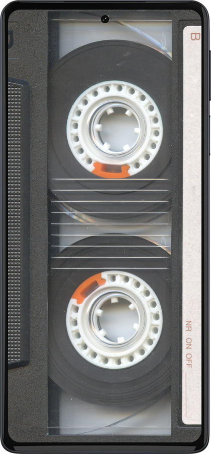 Силиконовый чехол Кассета для Motorola Edge 30 Pro - 876u-2826 изображение 