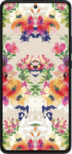 Силиконовый чехол Цветочный узор для Motorola Edge 30 - 1083u-2840 изображение 