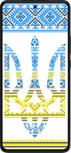 Силіконовий чехол Герб - вишиванка жовто-блакитна  для Motorola Edge 30 - 1197u-2840 изображение 