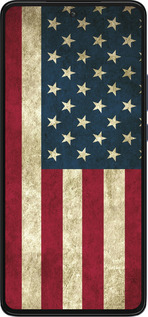 Силиконовый чехол Флаг США для Motorola Edge 30 - 395u-2840 изображение 