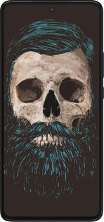 Силиконовый чехол Череп с бородой для Motorola Edge 30 - 4102u-2840 изображение 