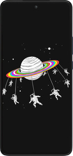 Силиконовый чехол Лунная карусель для Motorola Edge 30 - 4136u-2840 изображение 