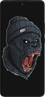 Силиконовый чехол Обезьяна в ярости для Motorola Edge 30 - 4137u-2840 изображение 