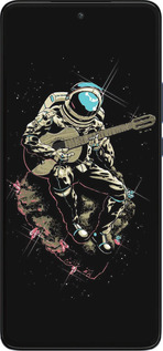 Силиконовый чехол Космонавт с гиратой для Motorola Edge 30 - 4138u-2840 изображение 