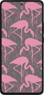 Силиконовый чехол Vintage-Flamingos для Motorola Edge 30 - 4171u-2840 изображение 