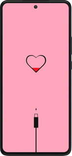 Силиконовый чехол Подзарядка сердца1 для Motorola Edge 30 - 4275u-2840 изображение 