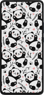 Силіконовий чехол Панди для Motorola Edge 30 - 4318u-2840 изображение 