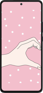 Силиконовый чехол Половинка сердца для Motorola Edge 30 - 4340u-2840 изображение 