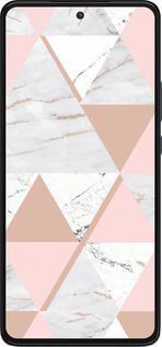 Силиконовый чехол Мраморная симметрия для Motorola Edge 30 - 4344u-2840 изображение 