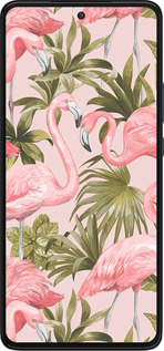 Силиконовый чехол фламинго 2 для Motorola Edge 30 - 4360u-2840 изображение 