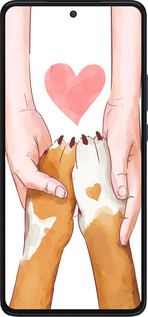 Силиконовый чехол Дружба для Motorola Edge 30 - 4410u-2840 изображение 