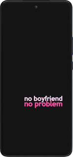 Силиконовый чехол no boyfriend no problem для Motorola Edge 30 - 4549u-2840 изображение 