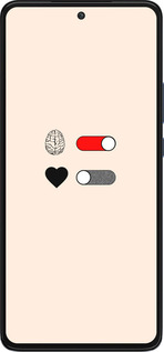 Силиконовый чехол Любовь и ум для Motorola Edge 30 - 4553u-2840 изображение 