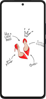 Силиконовый чехол Женщина для Motorola Edge 30 - 4599u-2840 изображение 