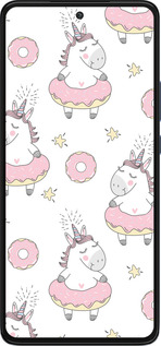 Силиконовый чехол Единорожки для Motorola Edge 30 - 4659u-2840 изображение 