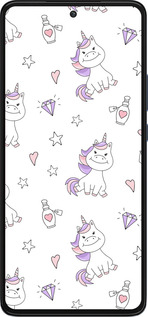 Силиконовый чехол Единорожка v2 для Motorola Edge 30 - 4703u-2840 изображение 