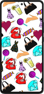 Силиконовый чехол stickers для Motorola Edge 30 - 4757u-2840 изображение 