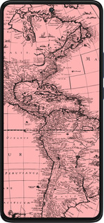 Силиконовый чехол Карта для Motorola Edge 30 - 4794u-2840 изображение 