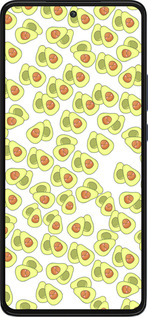Силиконовый чехол Весёлые авокадо для Motorola Edge 30 - 4799u-2840 изображение 