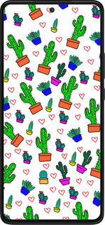 Силиконовый чехол Кактусы 4 для Motorola Edge 30 - 4856u-2840 изображение 