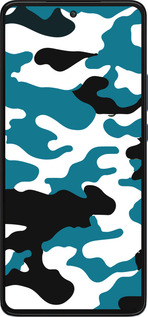 Силиконовый чехол Камуфляж прозрачный фон для Motorola Edge 30 - 4877u-2840 изображение 