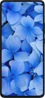 Силиконовый чехол Синие цветы для Motorola Edge 30 - 526u-2840 изображение 