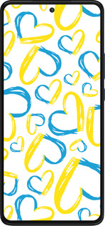 Силиконовый чехол Сердца UA для Motorola Edge 30 - 5292u-2840 изображение 