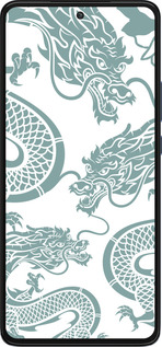 Силиконовый чехол Дракон для Motorola Edge 30 - 5476u-2840 изображение 