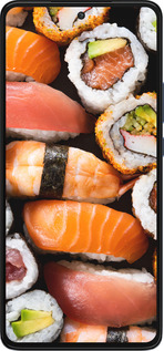 Силіконовий чехол Суші v3 для Motorola Edge 30 - 5540u-2840 изображение 