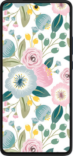 Силиконовый чехол Цветочные обои v2 для Motorola Edge 30 - 5602u-2840 изображение 