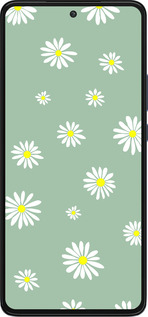 Силиконовый чехол Ромашки v4 для Motorola Edge 30 - 5603u-2840 изображение 