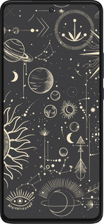 Силиконовый чехол Фаза луны для Motorola Edge 30 - 5605u-2840 изображение 