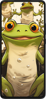 Силіконовий чехол Весела жаба для Motorola Edge 30 - 5658u-2840 изображение 