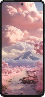 Силиконовый чехол Розовые облака для Motorola Edge 30 - 5660u-2840 изображение 