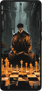 Силиконовый чехол Шахматы для Motorola Edge 30 - 5951u-2840 изображение 