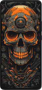 Силиконовый чехол Череп для Motorola Edge 30 - 5952u-2840 изображение 