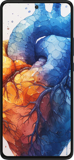 Силиконовый чехол Арт-сердце для Motorola Edge 30 - 6034u-2840 изображение 