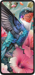 Силиконовый чехол Сказочная колибри для Motorola Edge 30 - 6051u-2840 изображение 