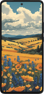 Силиконовый чехол Украинское поле для Motorola Edge 30 - 6082u-2840 изображение 