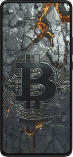 Силиконовый чехол Раскаленный биткойн для Motorola Edge 30 - 6091u-2840 изображение 