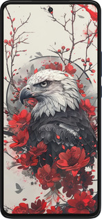 Силиконовый чехол Рубиновый орел для Motorola Edge 30 - 6103u-2840 изображение 