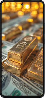 Силиконовый чехол Слитки и доллары для Motorola Edge 30 - 6105u-2840 изображение 