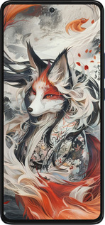 Силиконовый чехол Дух кицунэ' для Motorola Edge 30 - 6107u-2840 изображение 